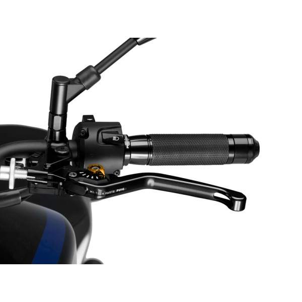 Puig Fixed V3 Clutch (Black Lever With Blue Selector) Gold